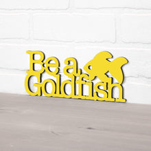 Load image into Gallery viewer, Spunky Fluff Proudly handmade in South Dakota, USA Small / Yellow Be A Goldfish

