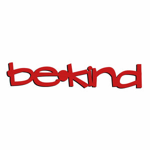 Spunky Fluff Proudly handmade in South Dakota, USA Red Be Kind-Tiny Word Magnet