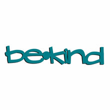 Load image into Gallery viewer, Spunky Fluff Proudly handmade in South Dakota, USA Teal Be Kind-Tiny Word Magnet
