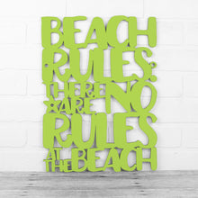 Load image into Gallery viewer, Spunky Fluff Proudly handmade in South Dakota, USA Medium / Pear Green Beach Rules: There Are No Rules At The Beach
