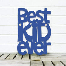 Load image into Gallery viewer, Spunky Fluff Proudly handmade in South Dakota, USA Small / Cobalt Blue Best Kid Ever
