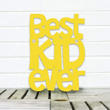 Load image into Gallery viewer, Spunky Fluff Proudly handmade in South Dakota, USA Small / Yellow Best Kid Ever
