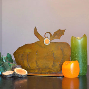 Prairie Dance Proudly Handmade in South Dakota, USA Brady Pumpkin – Decorative Fall Sculpture