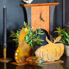 Prairie Dance Proudly Handmade in South Dakota, USA Small Brady Pumpkin – Decorative Fall Sculpture