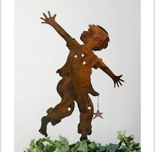 Load image into Gallery viewer, Prairie Dance Proudly Handmade in South Dakota, USA Carol Roeda Boy Dancer Garden Stake
