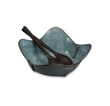 Load image into Gallery viewer, Hilborn Pottery Proudly Handmade in Ontario, CA Medley Ceramic Square Bowl

