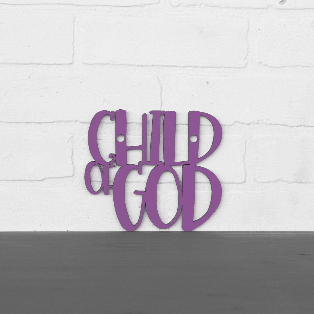 Spunky Fluff Proudly handmade in South Dakota, USA Small / Purple Child Of God