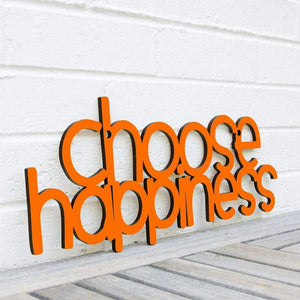 Spunky Fluff Proudly handmade in South Dakota, USA Medium / Orange Choose Happiness