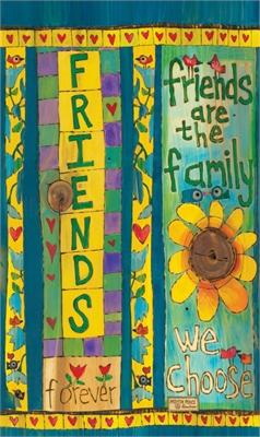 Studio M Proudly Handmade in Missouri, USA Choose Your Friends - 13" Mini Art Pole