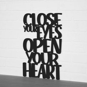 Close Your Eyes, Open Your Heart – Sticks and Steel