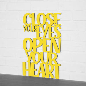 Close Your Eyes, Open Your Heart – Sticks and Steel