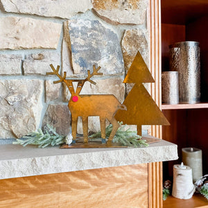 Prairie Dance Proudly Handmade in South Dakota, USA Contemporary Reindeer-Dasher