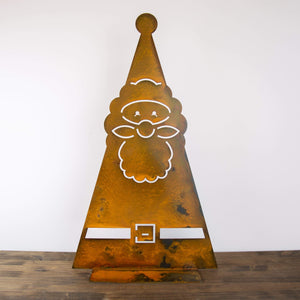 Prairie Dance Proudly Handmade in South Dakota, USA "Contemporary Santa" Decorative Sculpture