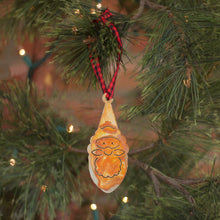 Load image into Gallery viewer, Prairie Dance Proudly Handmade in South Dakota, USA Contemporary Santa Ornament

