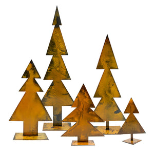 Prairie Dance Proudly Handmade in South Dakota, USA "Contemporary Trees" Decorative Christmas Decorations