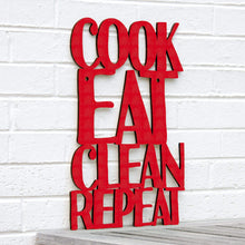 Load image into Gallery viewer, Spunky Fluff Proudly handmade in South Dakota, USA Cook Eat Clean Repeat
