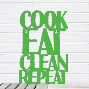 Spunky Fluff Proudly handmade in South Dakota, USA Small / Grass Green Cook Eat Clean Repeat