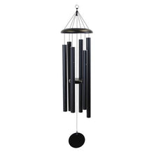 Load image into Gallery viewer, Wind River Chimes Proudly Handmade in Virginia, USA Black Corinthian Bells Chimes - 50&quot;
