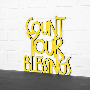 Spunky Fluff Proudly handmade in South Dakota, USA Medium / Yellow Count Your Blessings
