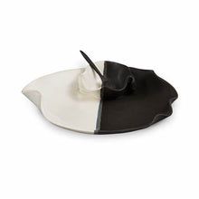 Load image into Gallery viewer, Hilborn Pottery Proudly Handmade in Ontario, CA Black &amp; White Couple-Sized Ceramic Dip Set
