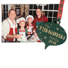 Load image into Gallery viewer, Spunky Fluff Proudly handmade in South Dakota, USA Custom Family Ornament
