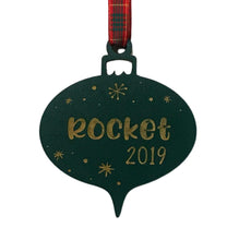 Load image into Gallery viewer, Spunky Fluff Proudly handmade in South Dakota, USA Custom Name Ornament
