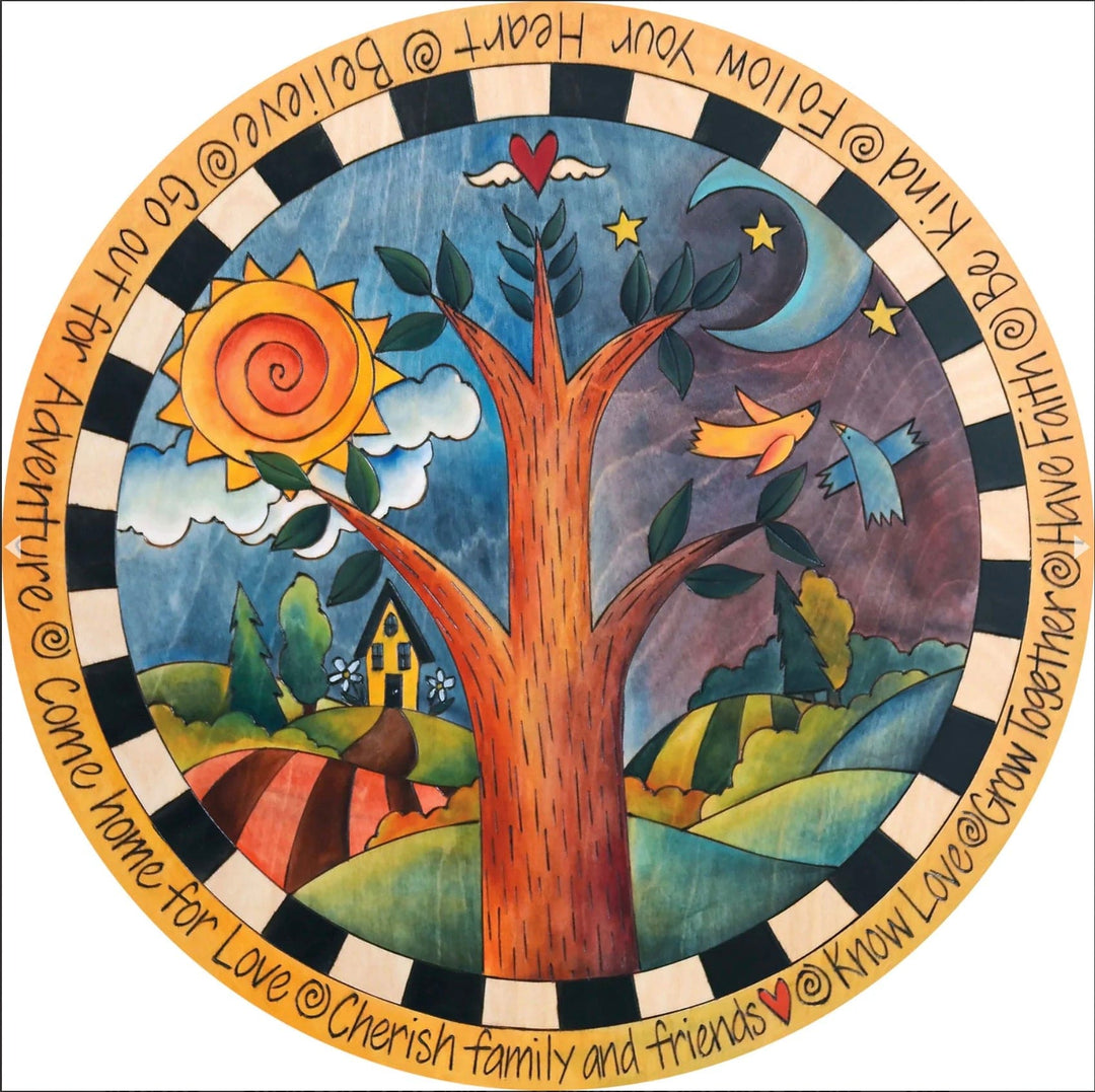 Sticks Kitchen and Bar Dancing Birds Lazy Susan