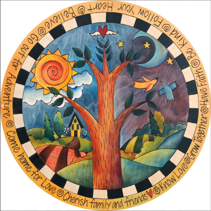 Sticks Kitchen and Bar Dancing Birds Lazy Susan