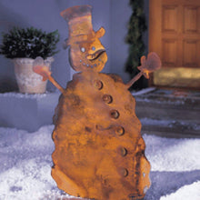Load image into Gallery viewer, Prairie Dance Proudly Handmade in South Dakota, USA Decorative Mitten-Wearing Snowman
