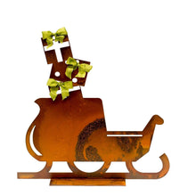 Load image into Gallery viewer, Prairie Dance Proudly Handmade in South Dakota, USA Decorative Santa&#39;s Sleigh (Large)

