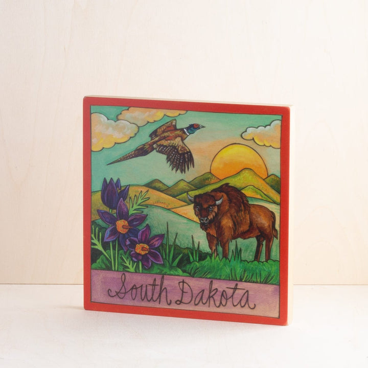 Sticks Wall Art Decorative South Dakota Plaque
