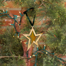 Load image into Gallery viewer, Prairie Dance Proudly Handmade in South Dakota, USA Dimensional Star Ornament
