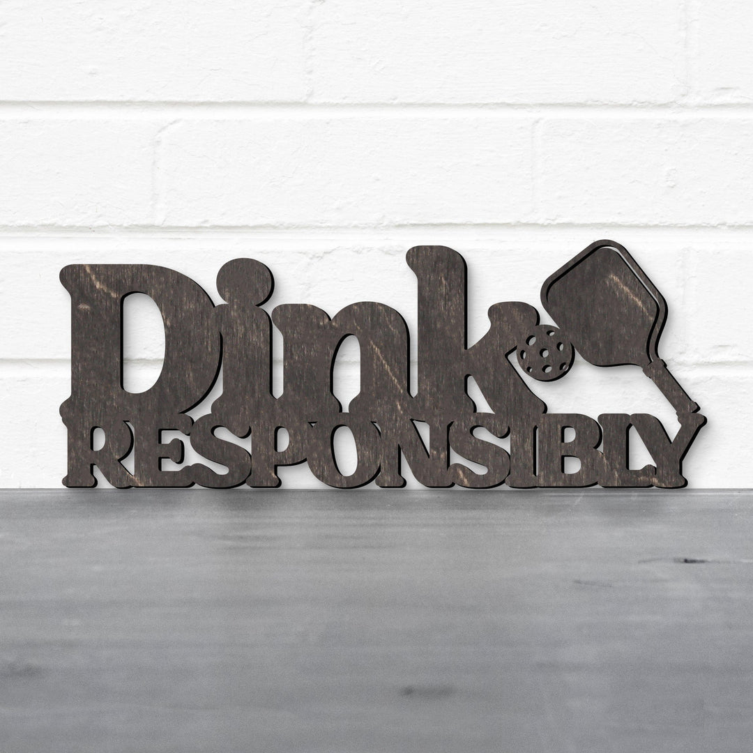Spunky Fluff Proudly handmade in South Dakota, USA Dink Responsibly Pickleball Wall Art