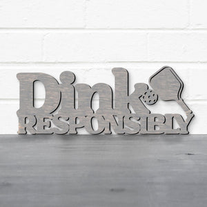 Spunky Fluff Proudly handmade in South Dakota, USA Dink Responsibly Pickleball Wall Art