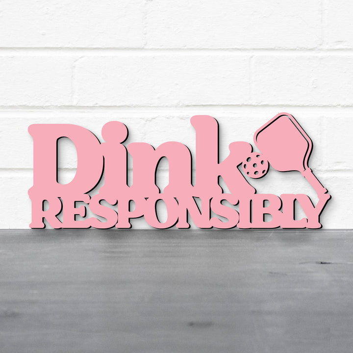 Spunky Fluff Proudly handmade in South Dakota, USA Small / Pink Dink Responsibly Pickleball Wall Art