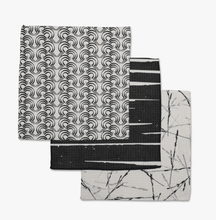 Load image into Gallery viewer, Geometry Dish Cloth - Night Reeds
