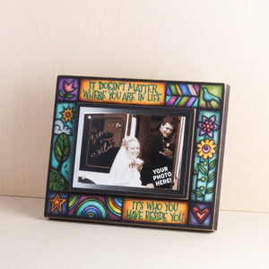Spooner Creek Proudly Handmade in Wisconsin, USA Doesn't Matter Wood Frame