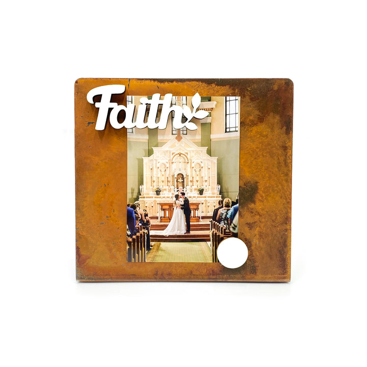 Spunky Fluff Proudly handmade in South Dakota, USA Faith-Tiny Word Magnet