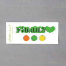Load image into Gallery viewer, Spunky Fluff Proudly handmade in South Dakota, USA Family-Tiny Word Magnet Set
