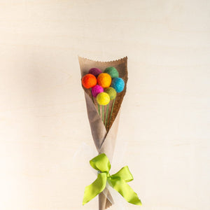 Sticks and Steel Confetti Florals Felt Flower Bouquet