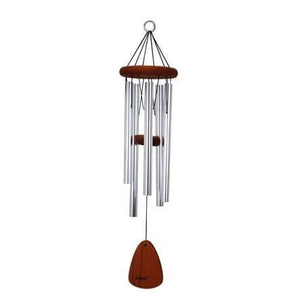 Wind River Chimes Proudly Handmade in Virginia, USA "Silver" Festival Chime 30"