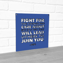Load image into Gallery viewer, Spunky Fluff Proudly handmade in South Dakota, USA Medium / Cobalt Blue Fight For The Things You Care About-RBG
