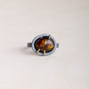 Silver and Salt Proudly Handmade in Washington, USA Fortitude - Fire Agate Ring
