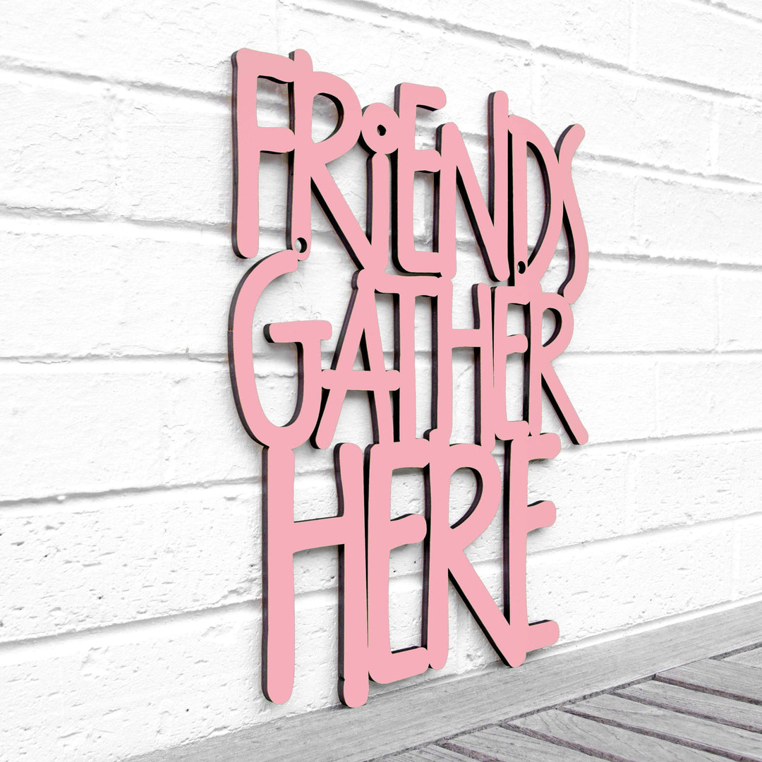 Spunky Fluff Proudly handmade in South Dakota, USA Medium / Pink Friends Gather Here