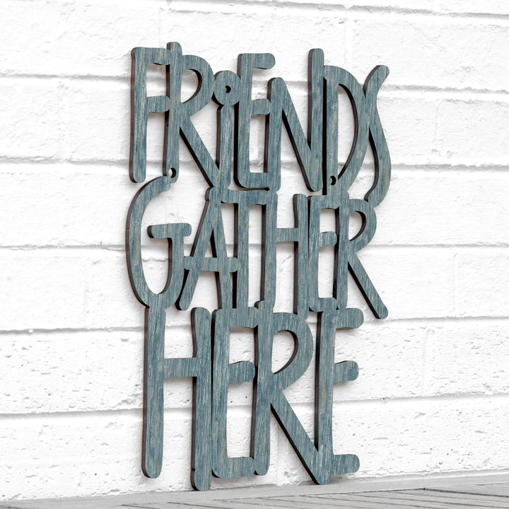 Spunky Fluff Proudly handmade in South Dakota, USA Medium / Weathered Denim Friends Gather Here