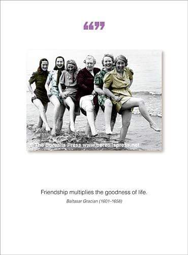 The Borealis Press Cards Friendship Multiplies The Goodness Of Life Card