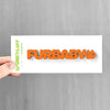 Spunky Fluff Proudly handmade in South Dakota, USA Orange Furbaby-Tiny Word Magnet