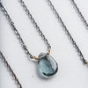 Original Hardware Gemstone Drop Hydro Quartz Necklace