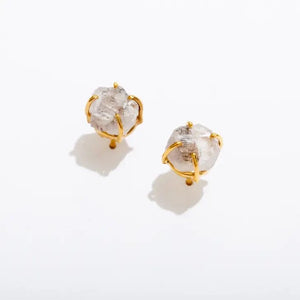 Larissa Loden Herkimer Diamond Gemstone Stud Earrings