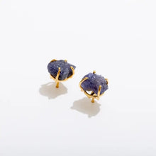 Load image into Gallery viewer, Larissa Loden Sapphire Gemstone Stud Earrings
